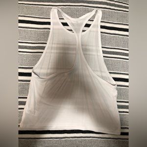 aerie white tank top cropped